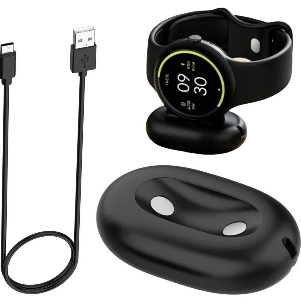 Magnetic USB-C Charger for Google Pixel Watch 4 – 45mm & 41mm Smartwatch Charger Axl