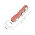 Stainless Steel Beer Can & Wine Bottle Opener | Kitchen Tool Bottle & Can Opener Axl Red bottle opener
