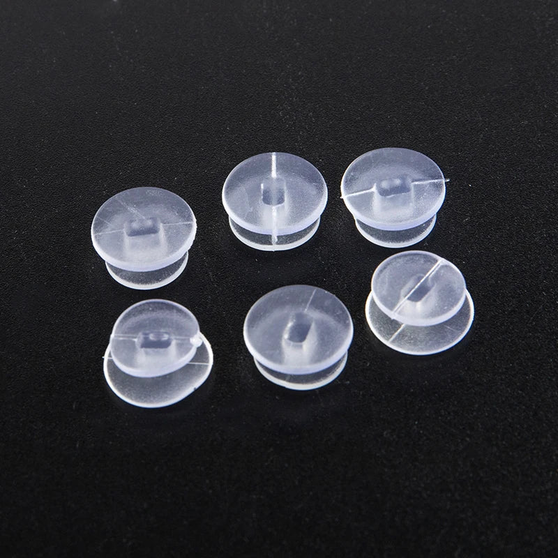 25Pcs Transparent Buttons for DIY Sandal Shoe Charms & Decor Shoe Charm Buttons Axl One Size