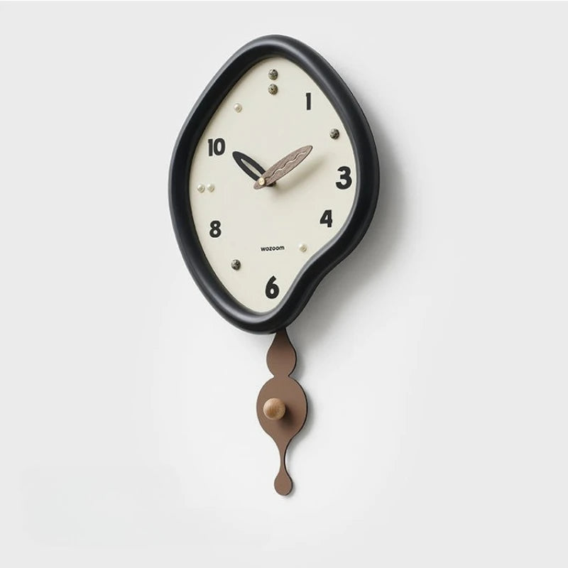 Modern Wooden Swing Wall Clock – Silent Quartz Home Decor Swing Wall Clock Axl
