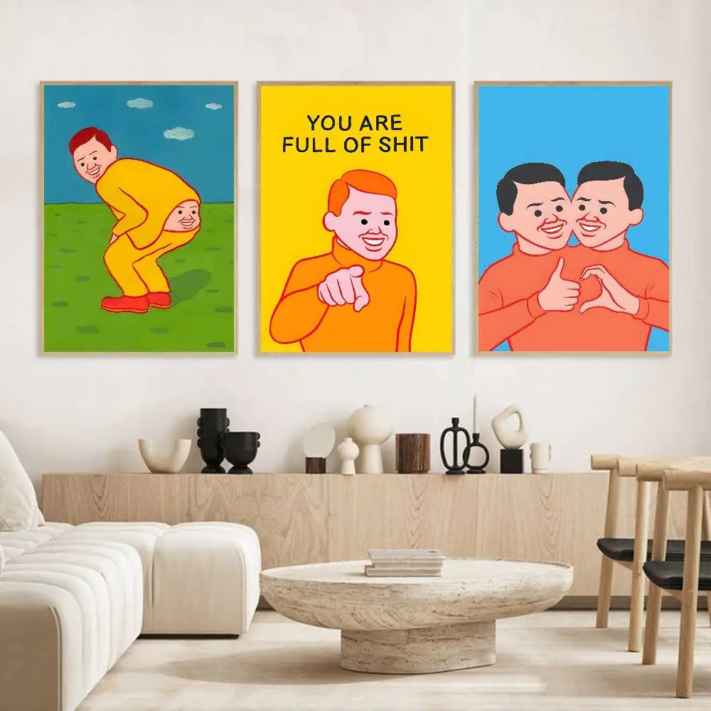 Joan Cornella Art Poster – Self-Adhesive Waterproof HD Wall Art Art Wall Poster Axl