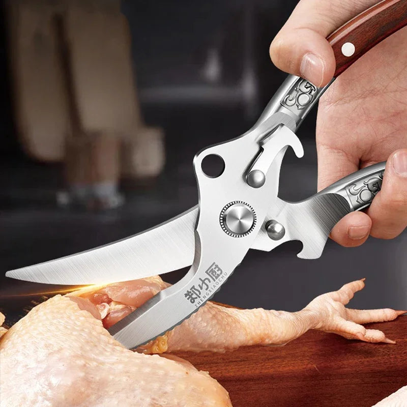 Heavy-Duty Stainless Steel Kitchen Scissors & Poultry Shears Kitchen Scissors Axl