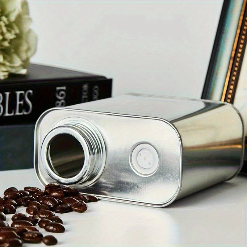 Airtight Coffee Bean Storage Tin – Food-Grade 200g Canister Airtight Storage Tin Axl
