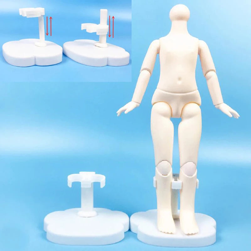 5-Pack Plastic Doll Display Stands – 1/6 Scale 17cm Holders Doll Display Stand Axl