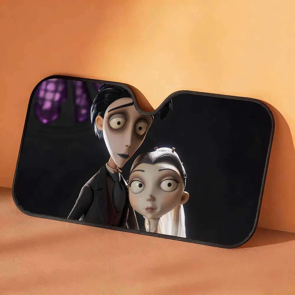 Corpse Bride Car Windshield Sunshade | UV & Heat Protection Windshield Sun Shade Axl 130X70CM 6