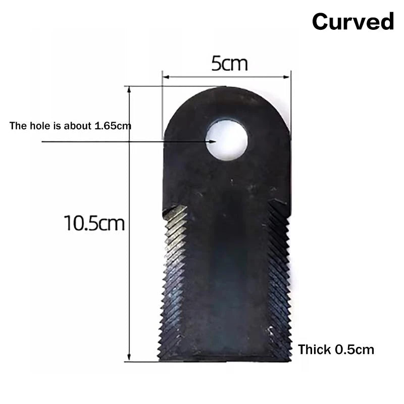 Grass Shredder Serrated Hammer Blade – Lawn Mower Accessory Lawn Mower Blade Axl A3