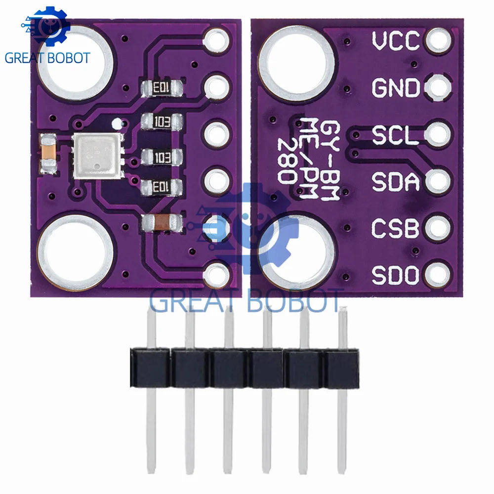 GY-BME280 Barometric Pressure & Altitude Sensor Module 3.3V/5V Sensor Module Axl