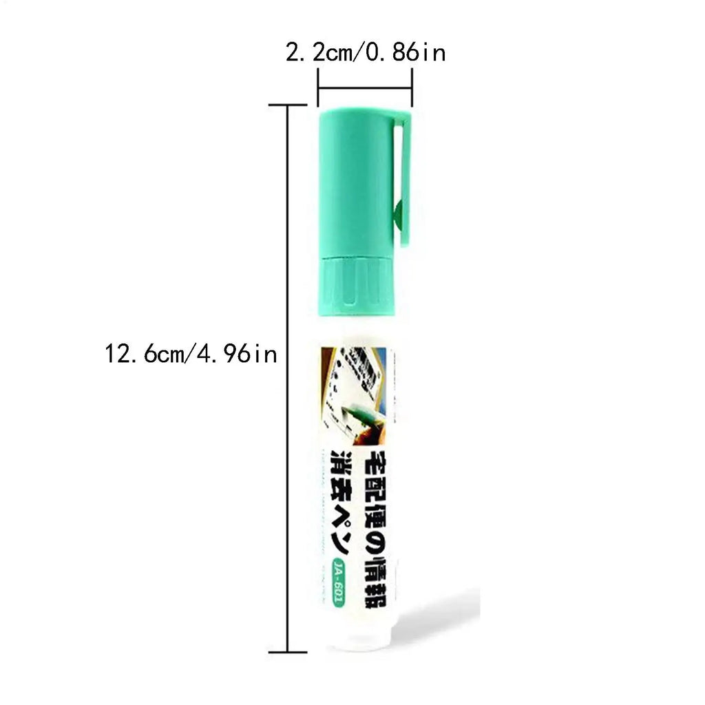 Thermal Paper Eraser Pen – 8mm Wide Tip Label Remover Label Eraser Pen Axl