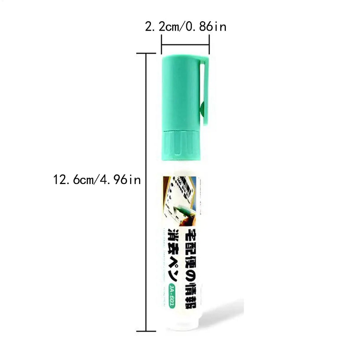 Thermal Paper Eraser Pen – 8mm Wide Tip Label Remover Label Eraser Pen Axl