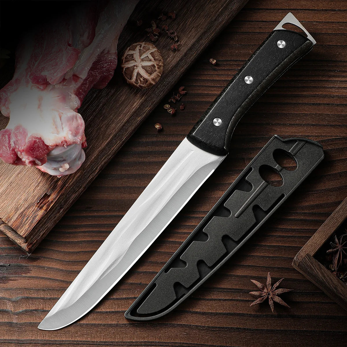 SHENJIU Handmade Boning Knife – Stainless Steel Butcher Knife Boning Knife Axl