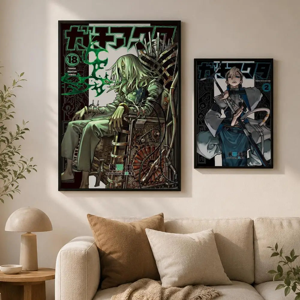 Gachiakuta Anime Poster – Waterproof Self-Adhesive Wall Art Anime Wall Poster Axl