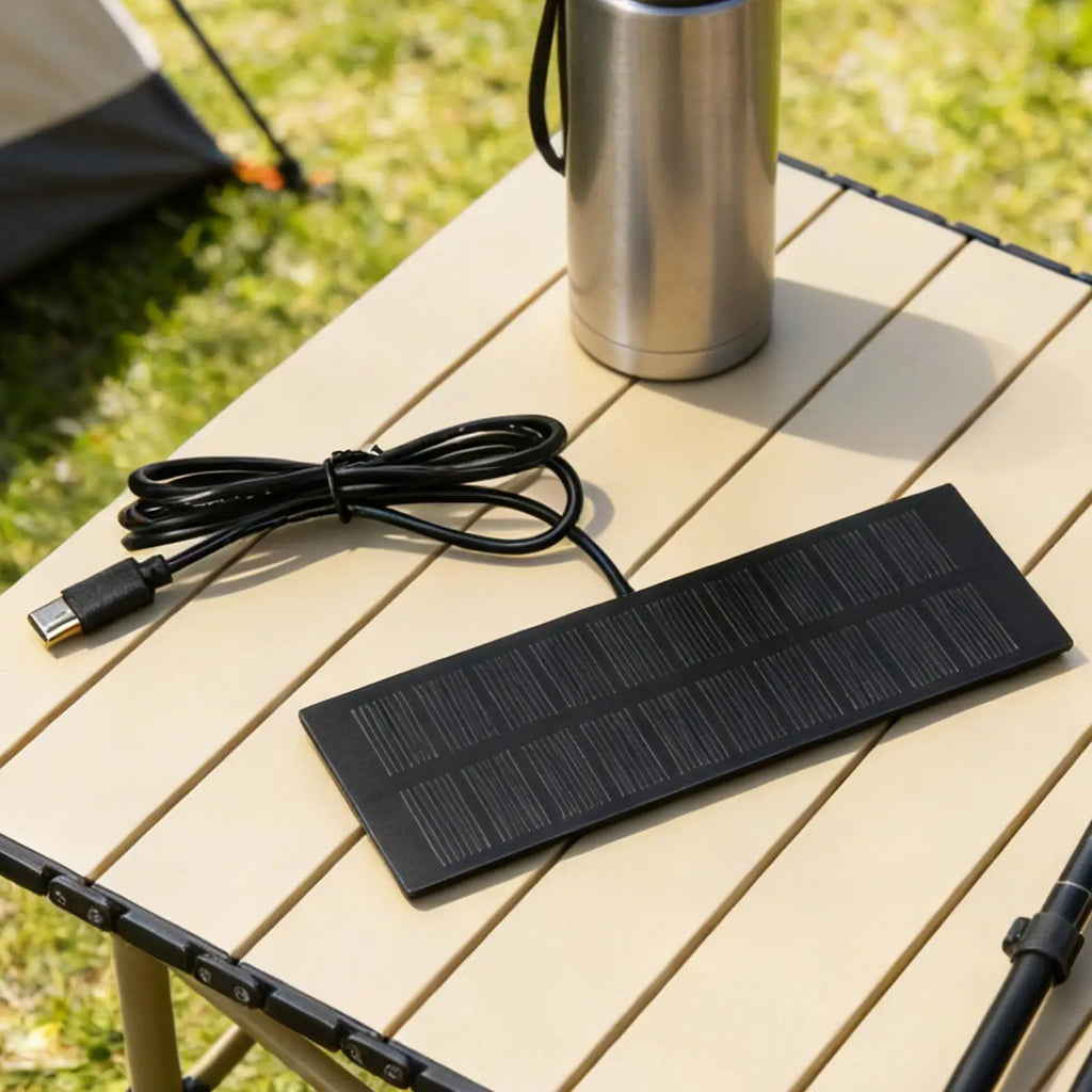 Portable Foldable Solar Panel 5W USB Type-C Outdoor Charger Portable Solar Charger Axl