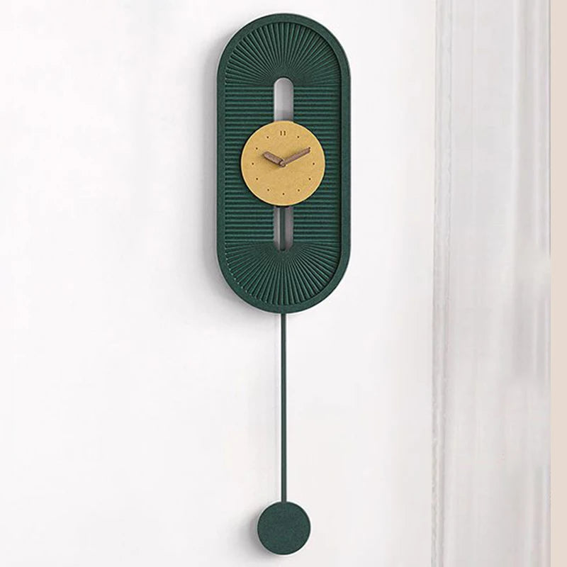 Nordic Minimalist Large Wall Clock – Modern Geometric Decor Wall Clock Axl