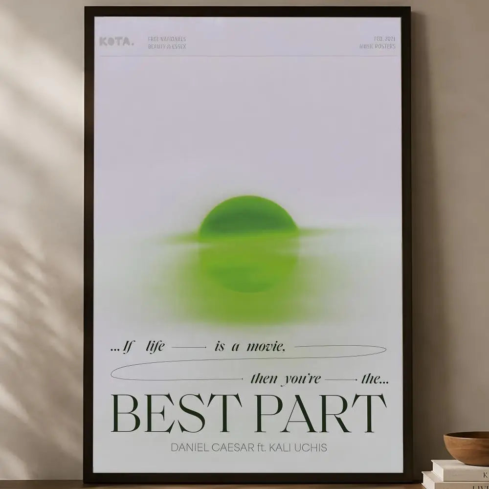 Daniel Caesar HD Self-Stick Wall Art Poster – Waterproof Decor Wall Art Poster Axl White05 50X70cmNoframe