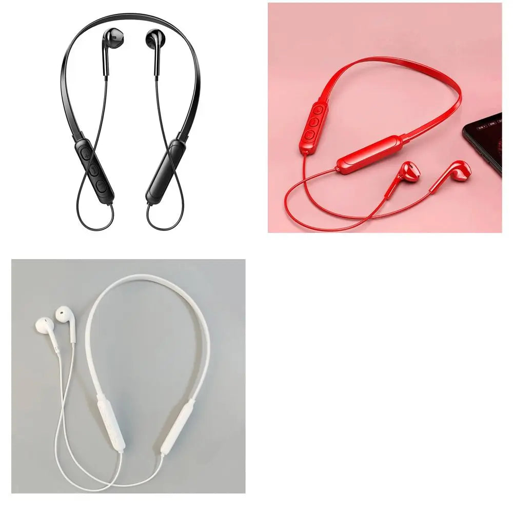 Bluetooth 5.0 Neck-Hanging Wireless Earphones with Mic Wireless Earphones Axl