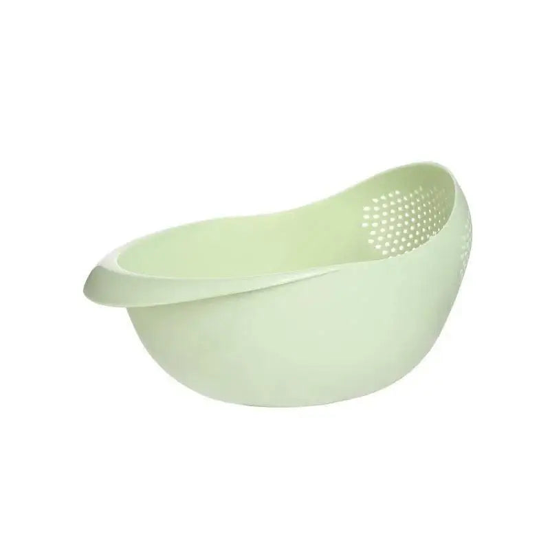 Kitchen Drain Basket – Rice Washing & Vegetable Strainer Kitchen Strainer Basket Axl Green