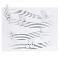 6-Piece Musical Note Fridge Magnets – Decorative Magnet Set Decorative Fridge Magnets Axl White 6pcs