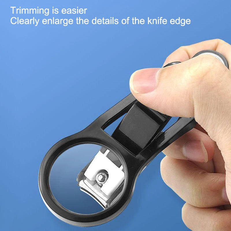 Nail Clipper with Magnifying Glass & Anti-Splash Guard Magnifying Nail Clipper Axl