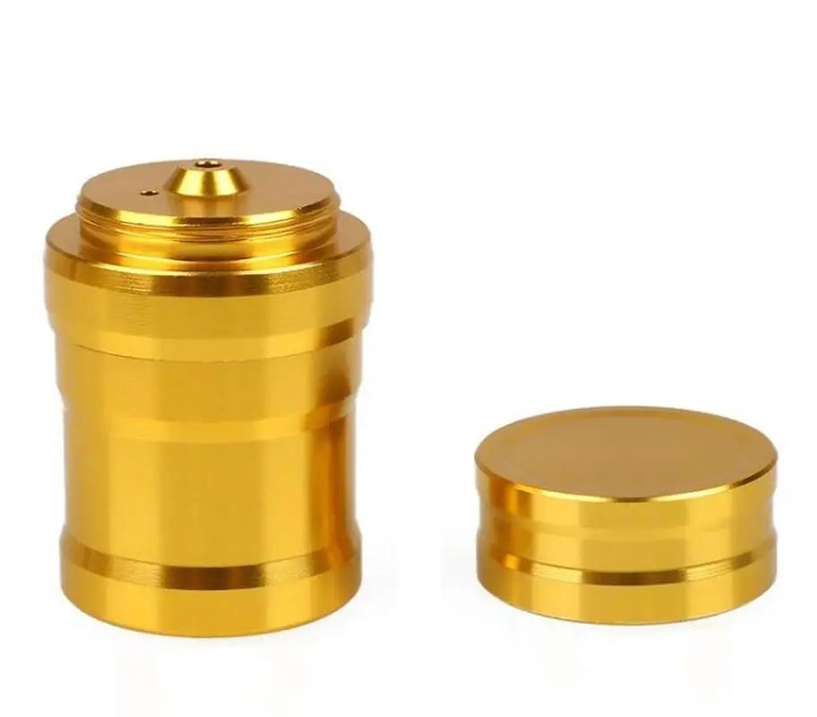 Portable Mini Alcohol Lamp – Aluminium Camp Stove | Gold Portable Camp Stove Axl