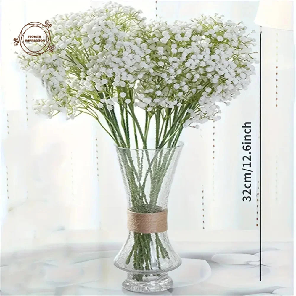 30pc Artificial Baby's Breath Gypsophila – Wedding & Home Decor Artificial Flowers Axl