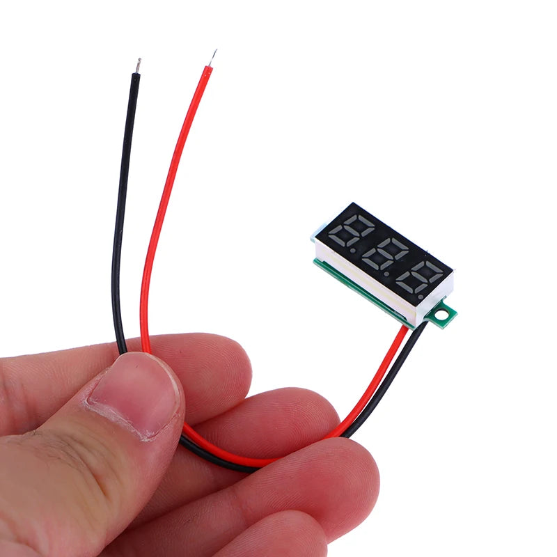 DC 2.4–40V Mini LED Digital Voltmeter – 0.28" Panel Tester LED Digital Voltmeter Axl