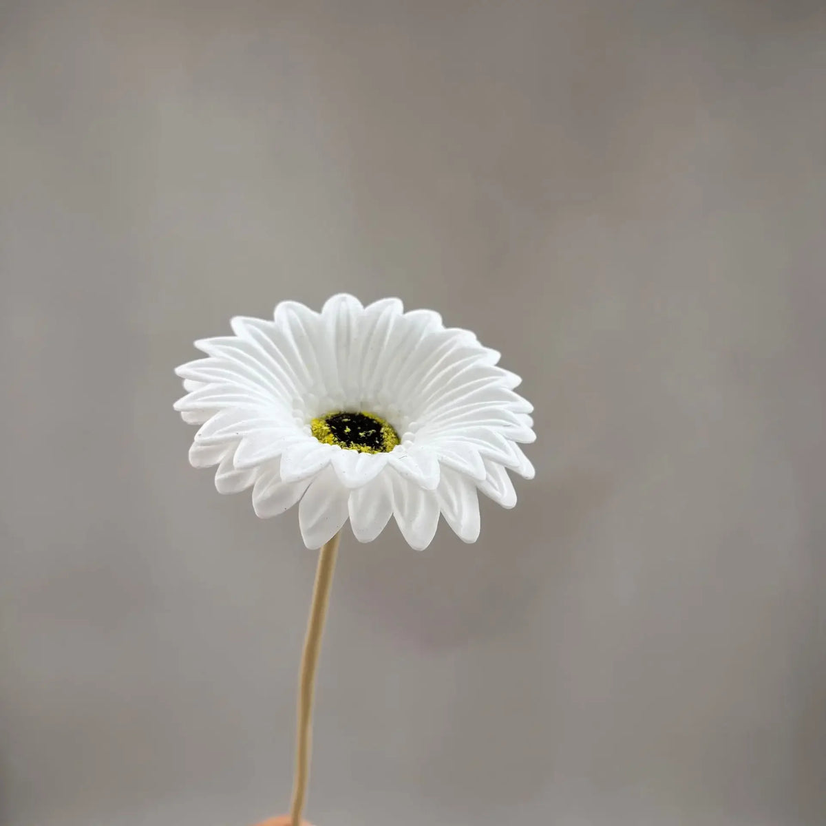 10-Pack PU Gerbera Daisy Artificial Flower Stems | Faux Sunflowers Artificial Flower Stems Axl White