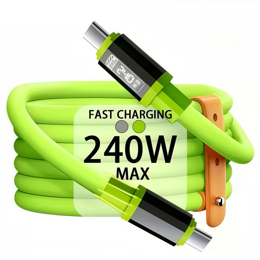 240W Fast Charging USB-C Cable – USB-A to C & C to C USB Charging Cable Axl