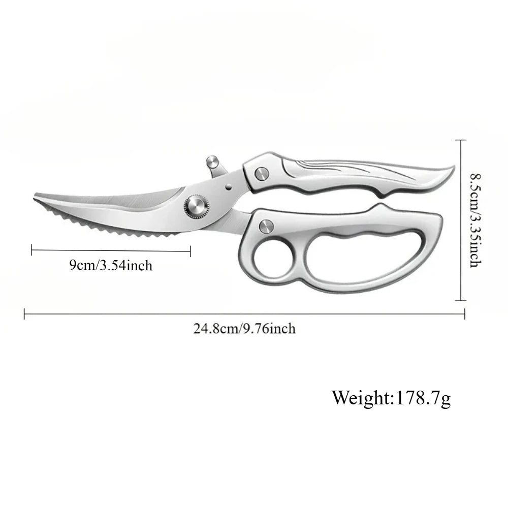 PLYS Heavy-Duty Kitchen Shears with Spring-Loaded Ejector Kitchen Shears Axl