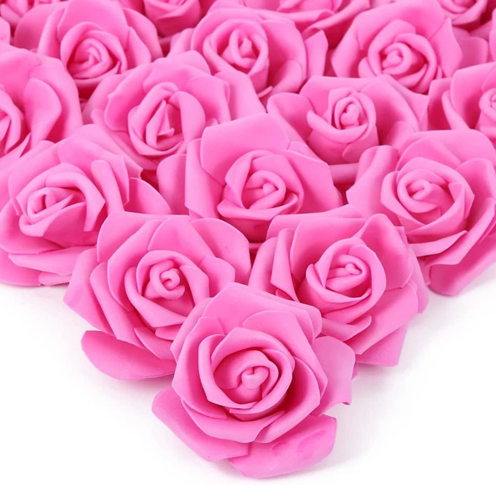 PE Foam Rose Heads – Artificial Flowers for Wedding & Home Decor Artificial Flower Heads Axl Rose Red 10pcs