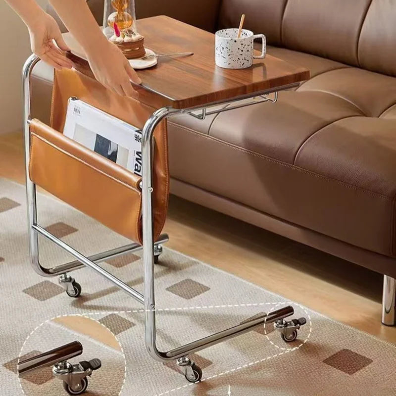 Movable Multifunctional Side Table – Laptop & Bedside Desk Foldable Side Table Axl