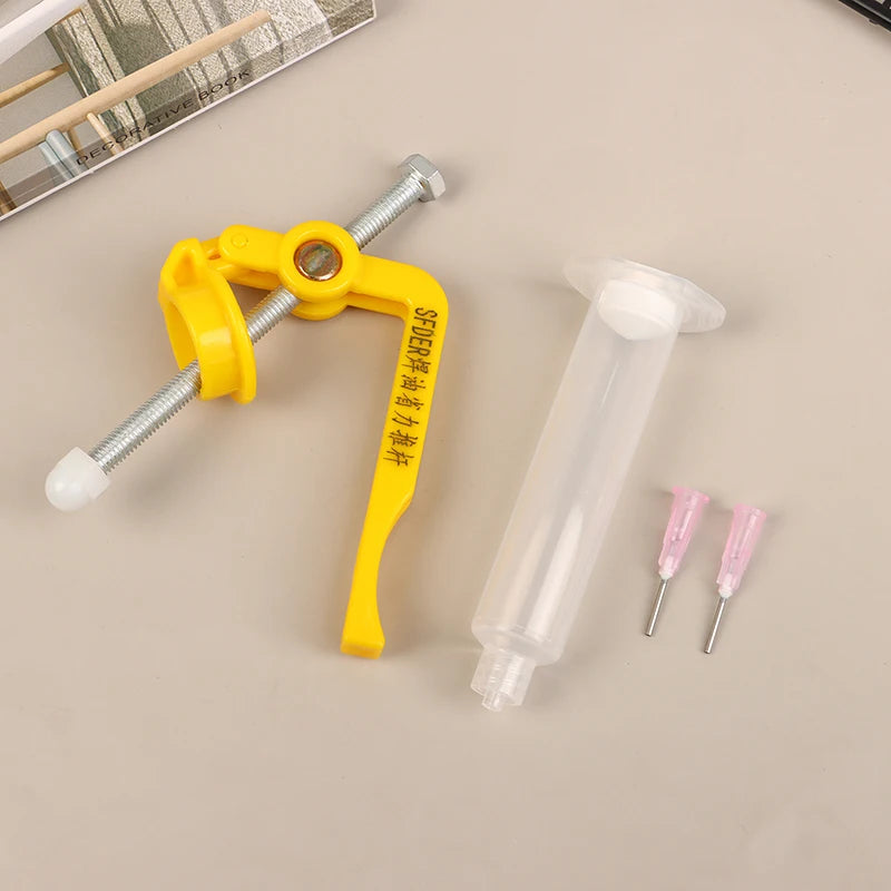 Solder Paste Flux Syringe Dispenser & UV Solder Mask Pusher Solder Paste Dispenser Axl