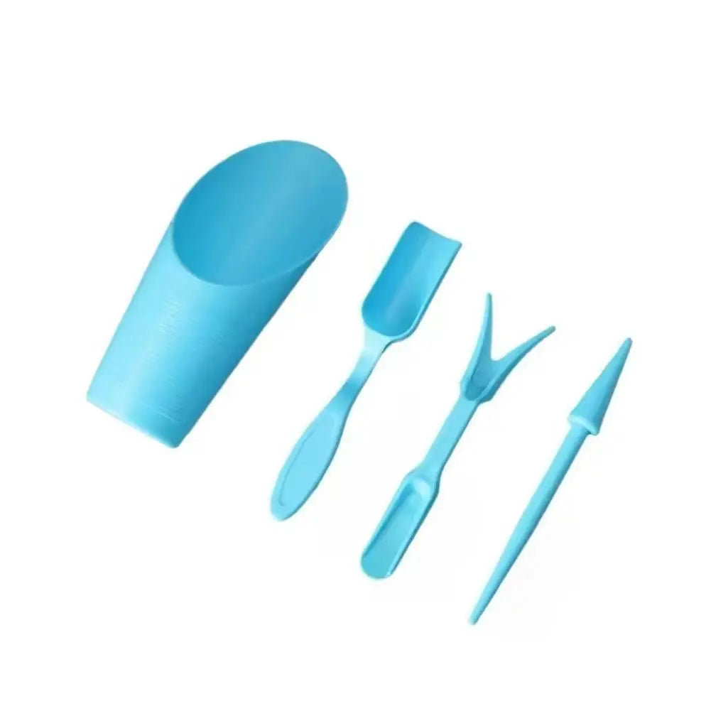 4-Piece Mini Garden Tool Set – Succulent & Potted Plant Tools Mini Garden Tool Set Axl S blue