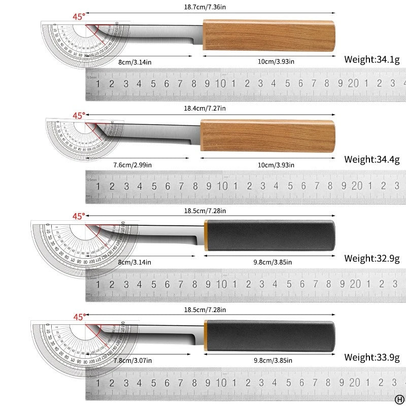 Stainless Steel Fixed Blade Utility Knife – 1 to 5 Pack Fixed Blade Knife Axl