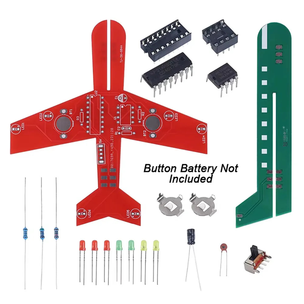 DIY Airplane CD4017 Flashing LED PCB Welding Kit | Electronics Electronics DIY Kit Axl DIY Kit