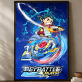 Beyblade X Anime Wall Poster – Self-Stick HD PVC Waterproof Anime Wall Poster Axl White16 60X90cmNoframe