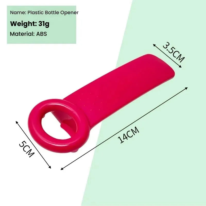 2-in-1 Portable Bottle & Cap Opener – Non-Slip Kitchen Gadget Bottle Opener Axl Red