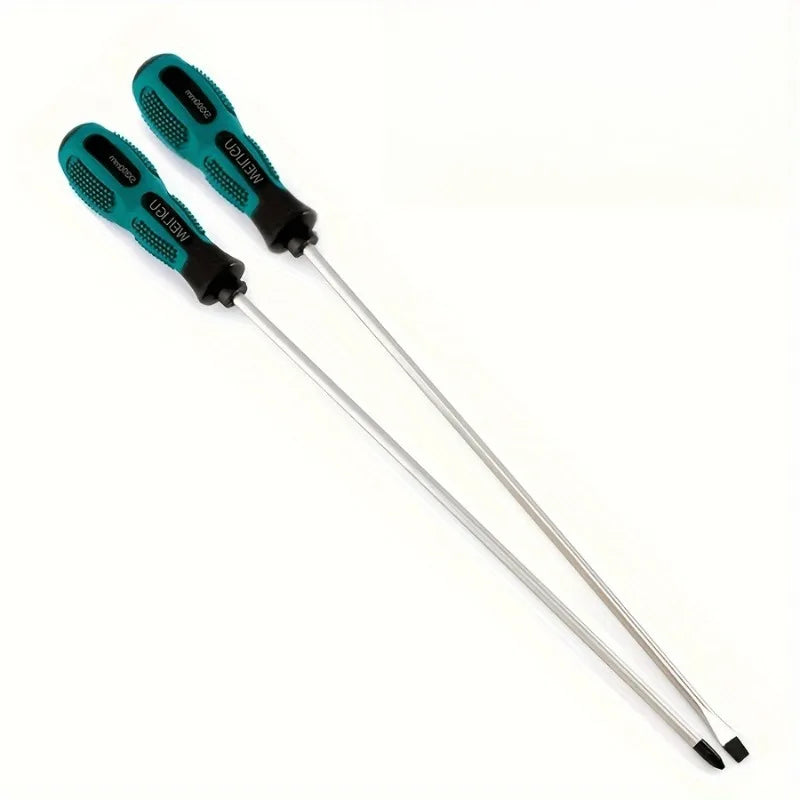 Extra Long Magnetic Screwdriver Set – Flat & Phillips | 2-Piece Screwdriver Set Axl 2pcs