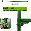 36-Piece Expandable Tomato Cage Plant Stakes & Climbing Net Plant Support Stakes Axl Red