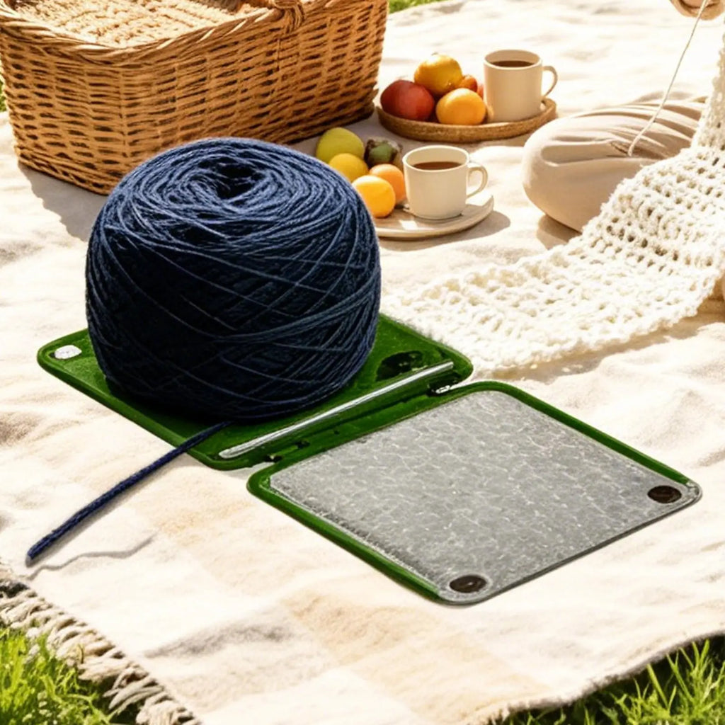Portable Yarn Holder & Winder for Crochet & Knitting Yarn Holder Organizer Axl