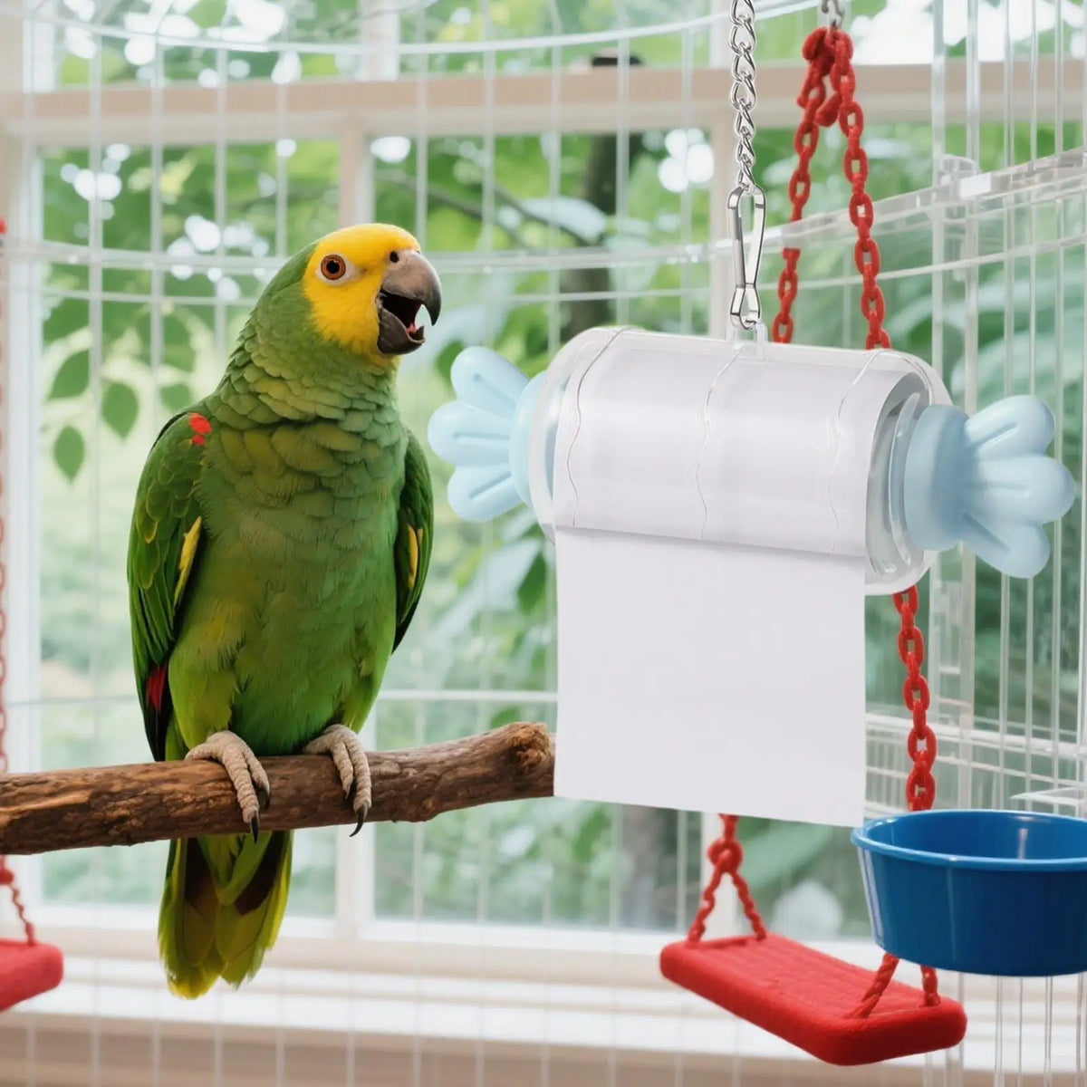 Candy Shape Parrot Shredding Toy – Cockatiel, Conure & Finch Bird Shredding Toy Axl