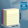 200 Sheets Self-Adhesive Lined Sticky Notes – 4-Color Memo Pad Sticky Notes Memo Pad Axl 7.6-7.6cm
