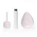 Ceramic Coffee Dosing Cup & Spoon Set – Anti-Static Tray Coffee Dosing Set Axl WHITE