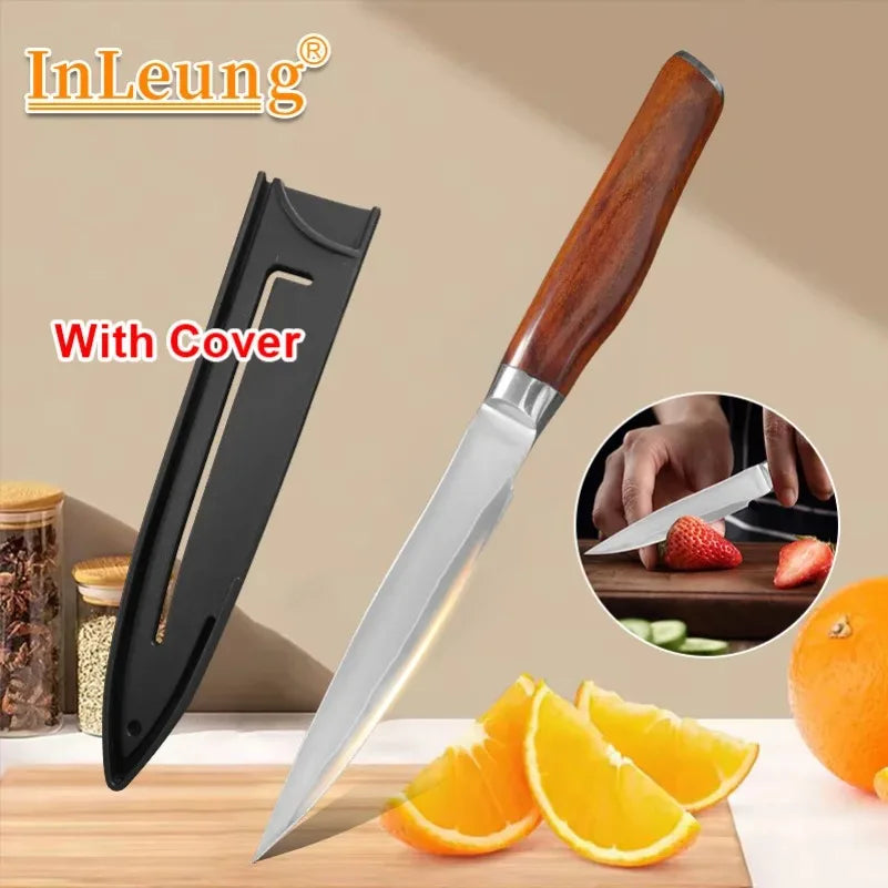 InLeung Multifunctional Kitchen Knife with Cover | Sharp Blade Kitchen Knife Axl