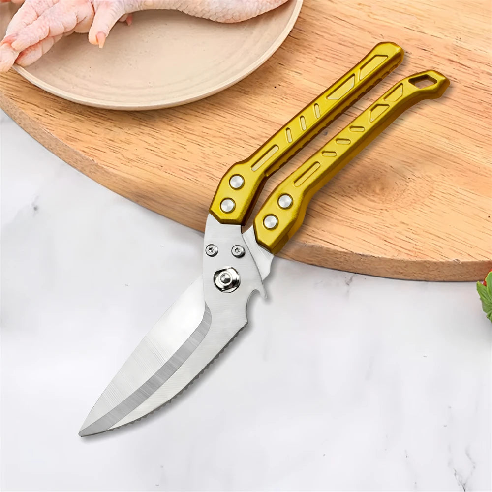 Multi-Functional Kitchen Scissors | Non-Slip Food & Bone Shears Kitchen Scissors Axl Kitchen Scissors