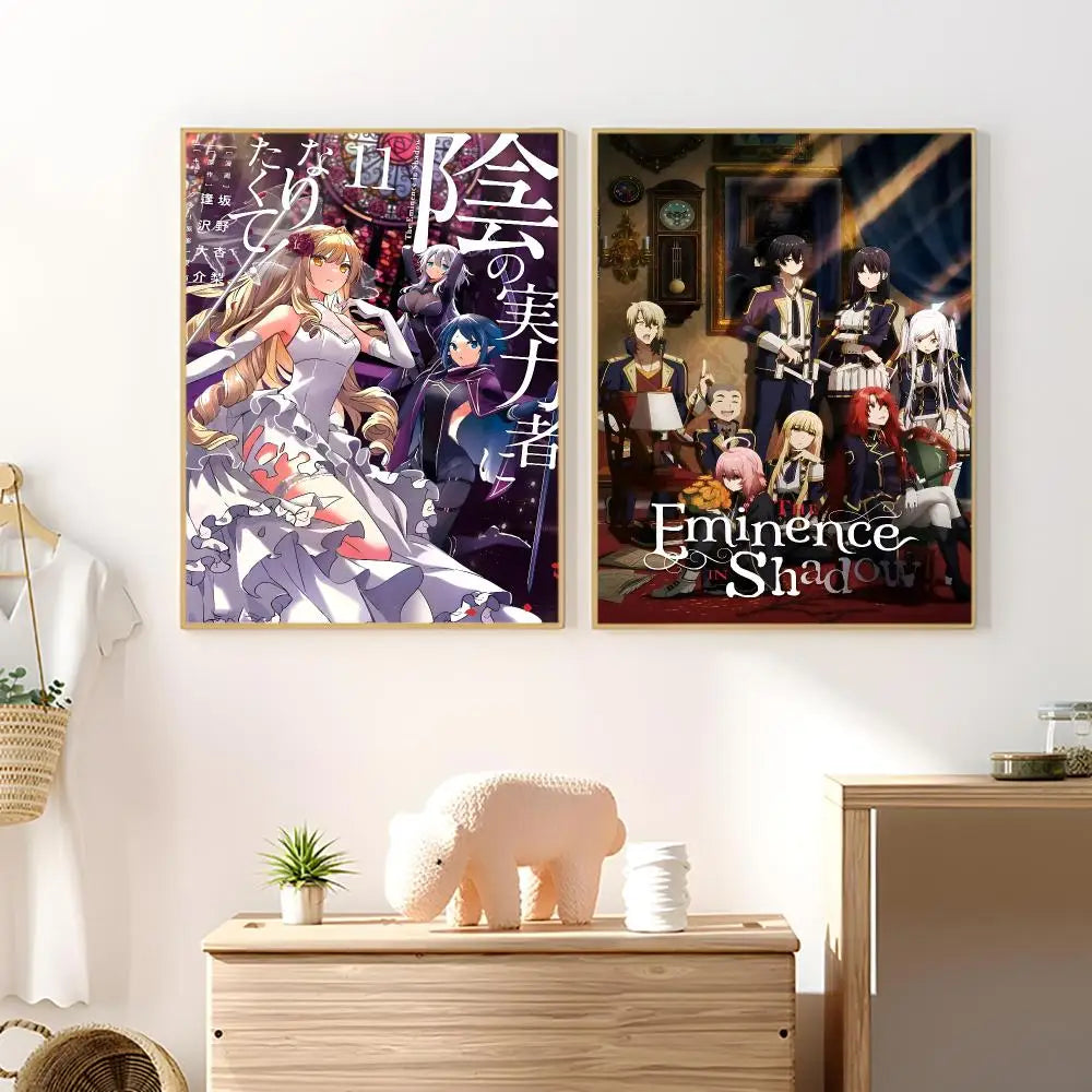 Eminence in Shadow Anime Poster – HD Waterproof Wall Sticker Anime Wall Sticker Axl