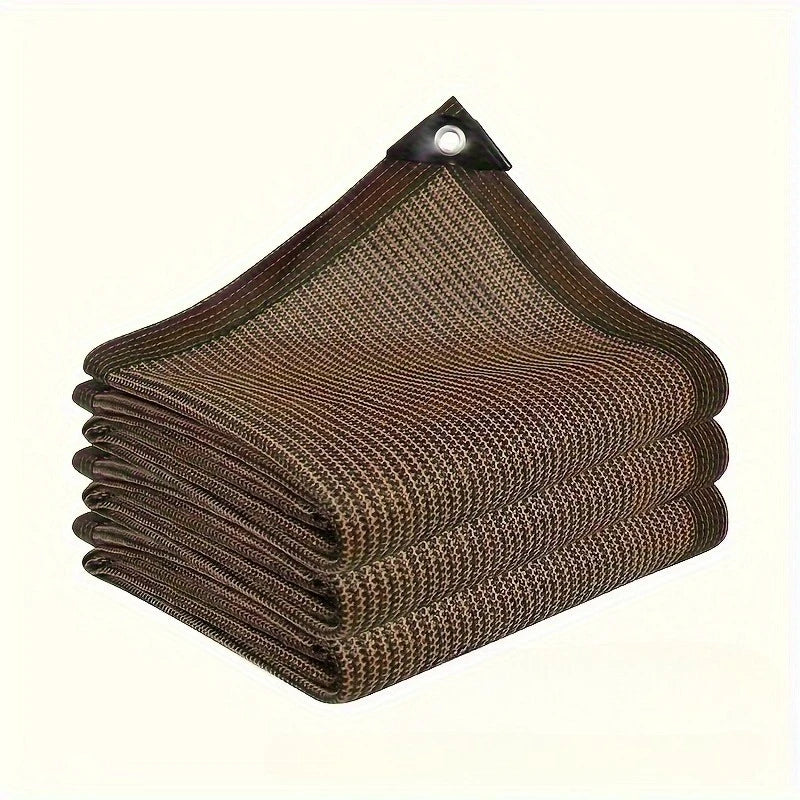 UV-Resistant Outdoor Shade Net Brown – 2m×3m / 3m×4m Canopy Outdoor Shade Net Axl