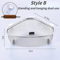 Stainless Steel Triangle Sink Drain Basket & Kitchen Organizer Sink Drain Basket Axl Style B