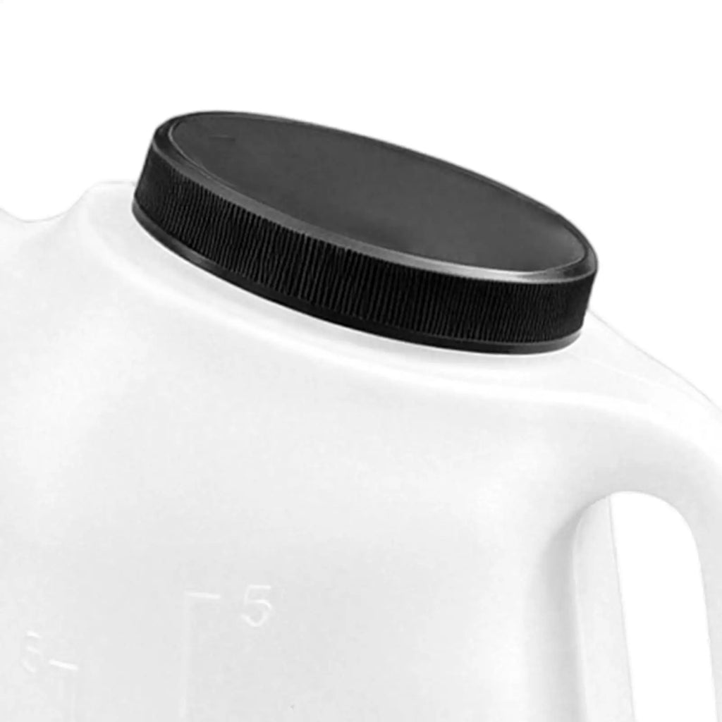5L Oil Fill Jug with Spout & Lid – Fluid Measuring Container Fluid Measuring Jug Axl