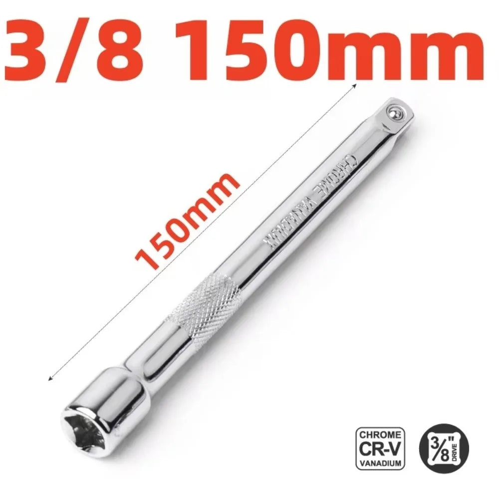Socket Extension Bar Set – 1/4" 3/8" 1/2" Drive Ratchet Tool Socket Extension Bar Axl 3-8 150mm