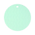 Silicone Trivet Heat Resistant Non-Slip Hot Pad Round Coaster Silicone Trivet Hot Pad Axl Fresh green L Round